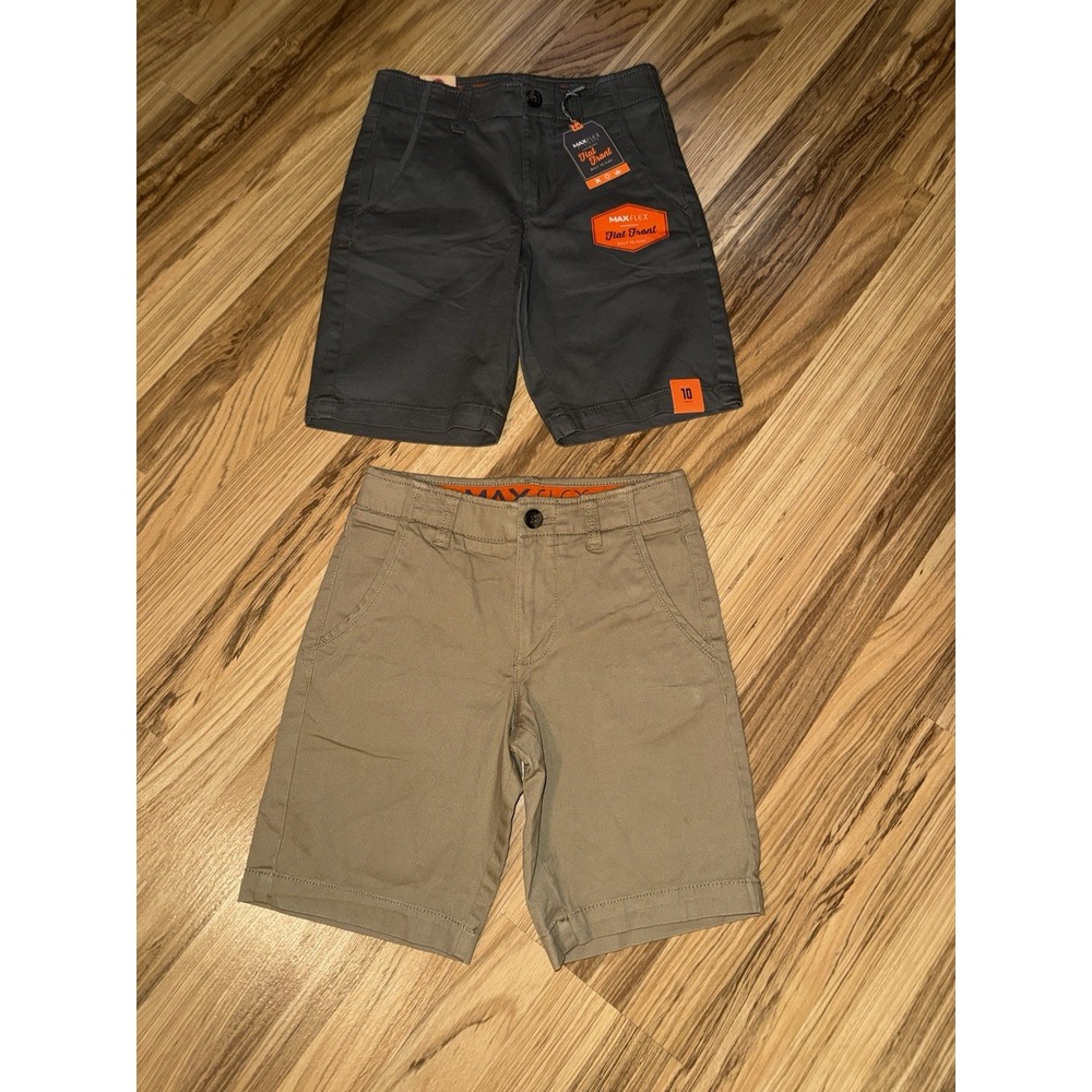 Urban Pipeline‎ Boys Sz 10 Shorts Gray Khaki Chino